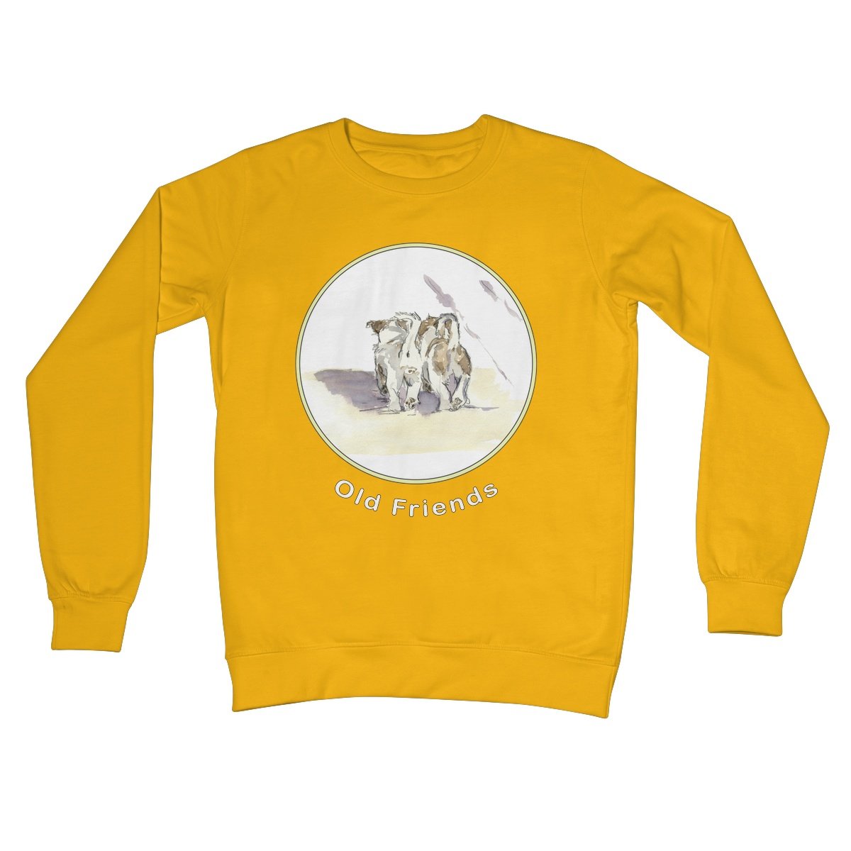 Crew Neck Sweatshirt - 'Old Friends'