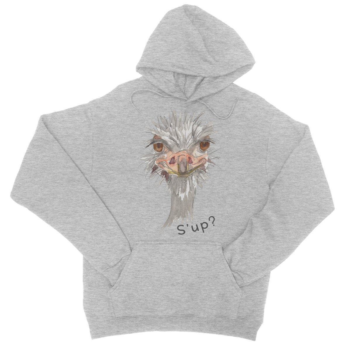 College Hoodie - 'S'up?'