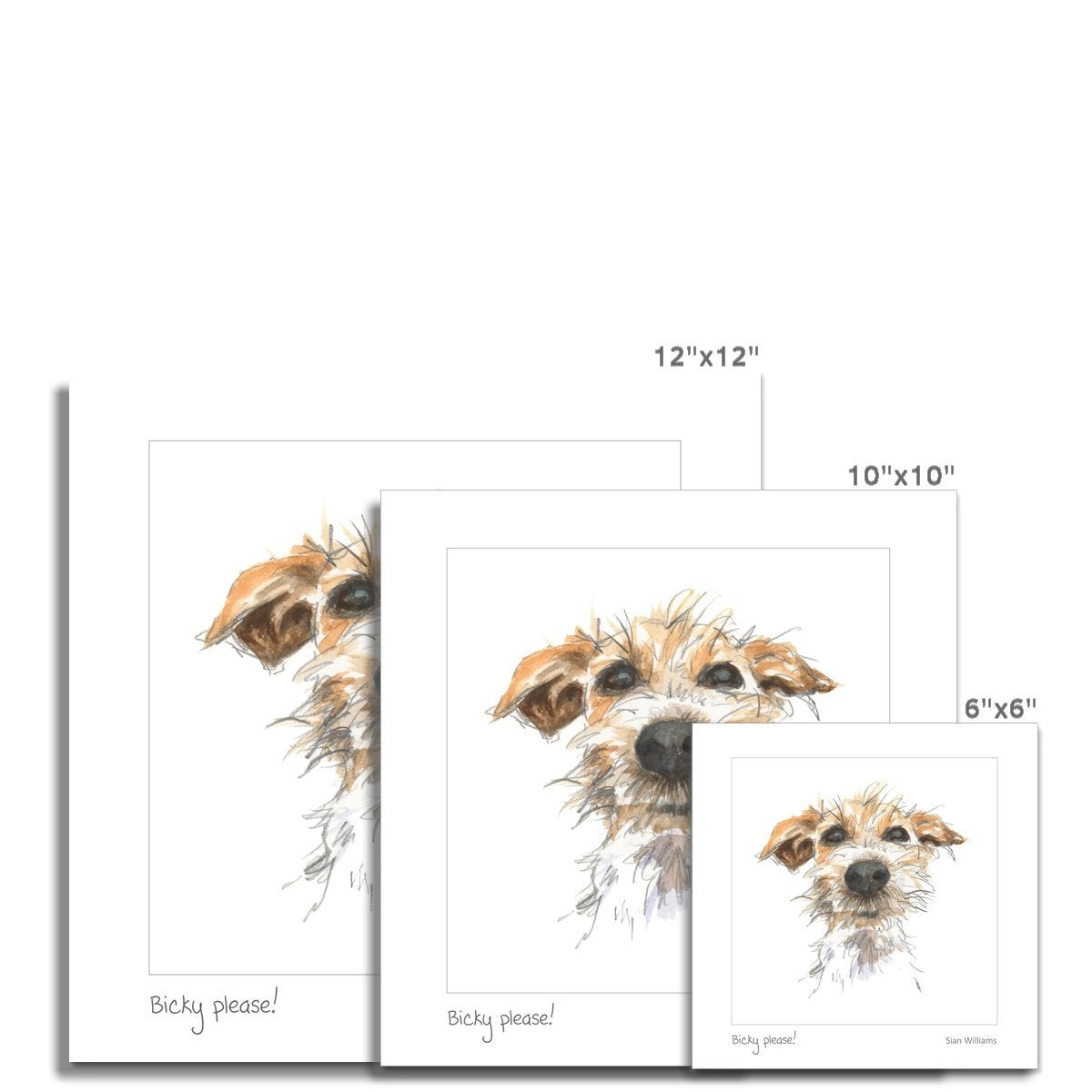 'Bicky please!' Fine Art Print