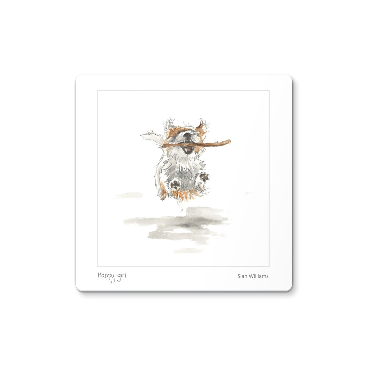 'Happy girl' Coaster