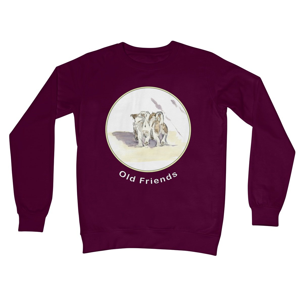Crew Neck Sweatshirt - 'Old Friends'