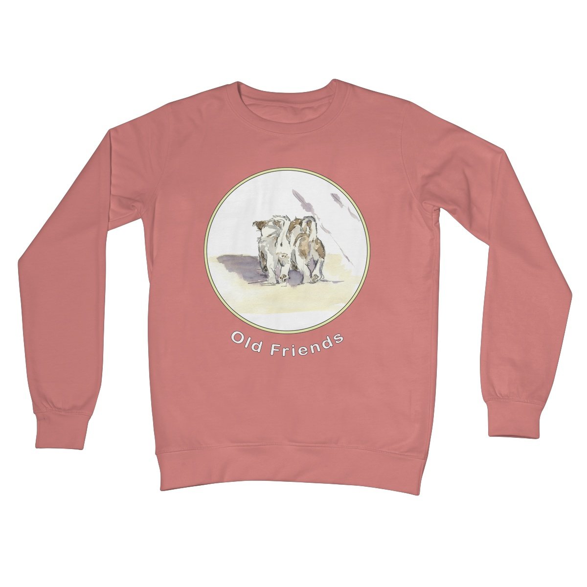 Crew Neck Sweatshirt - 'Old Friends'