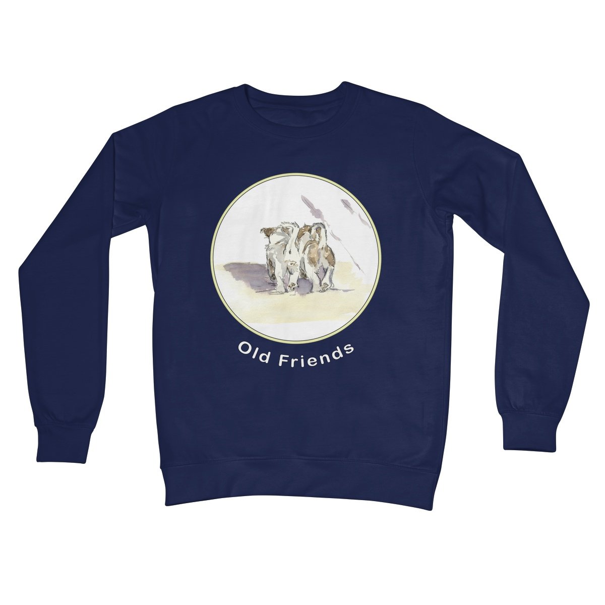 Crew Neck Sweatshirt - 'Old Friends'