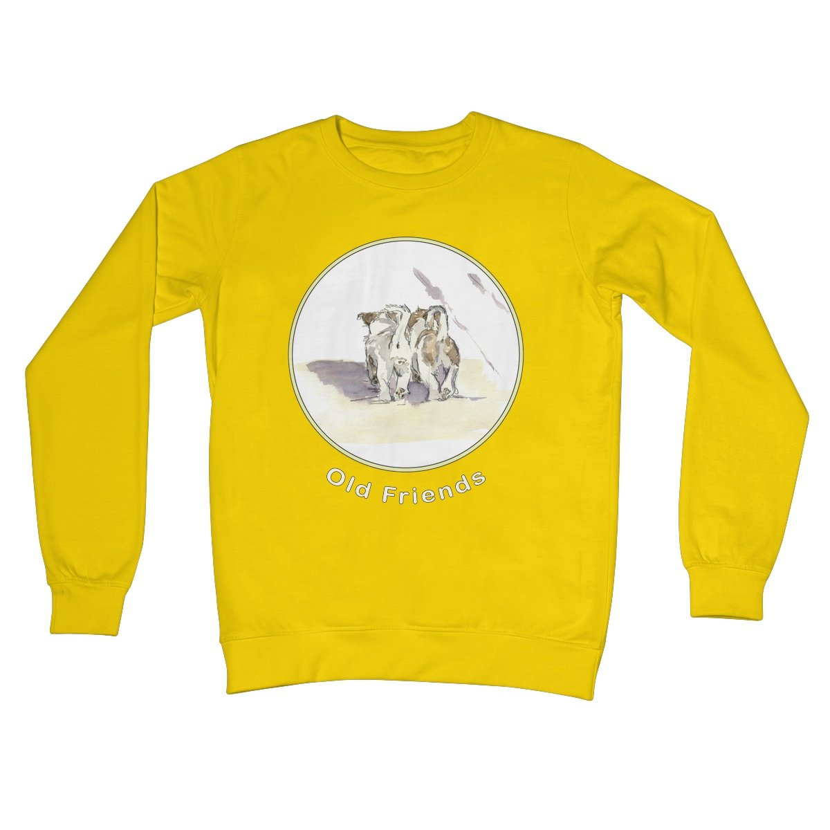 Crew Neck Sweatshirt - 'Old Friends'