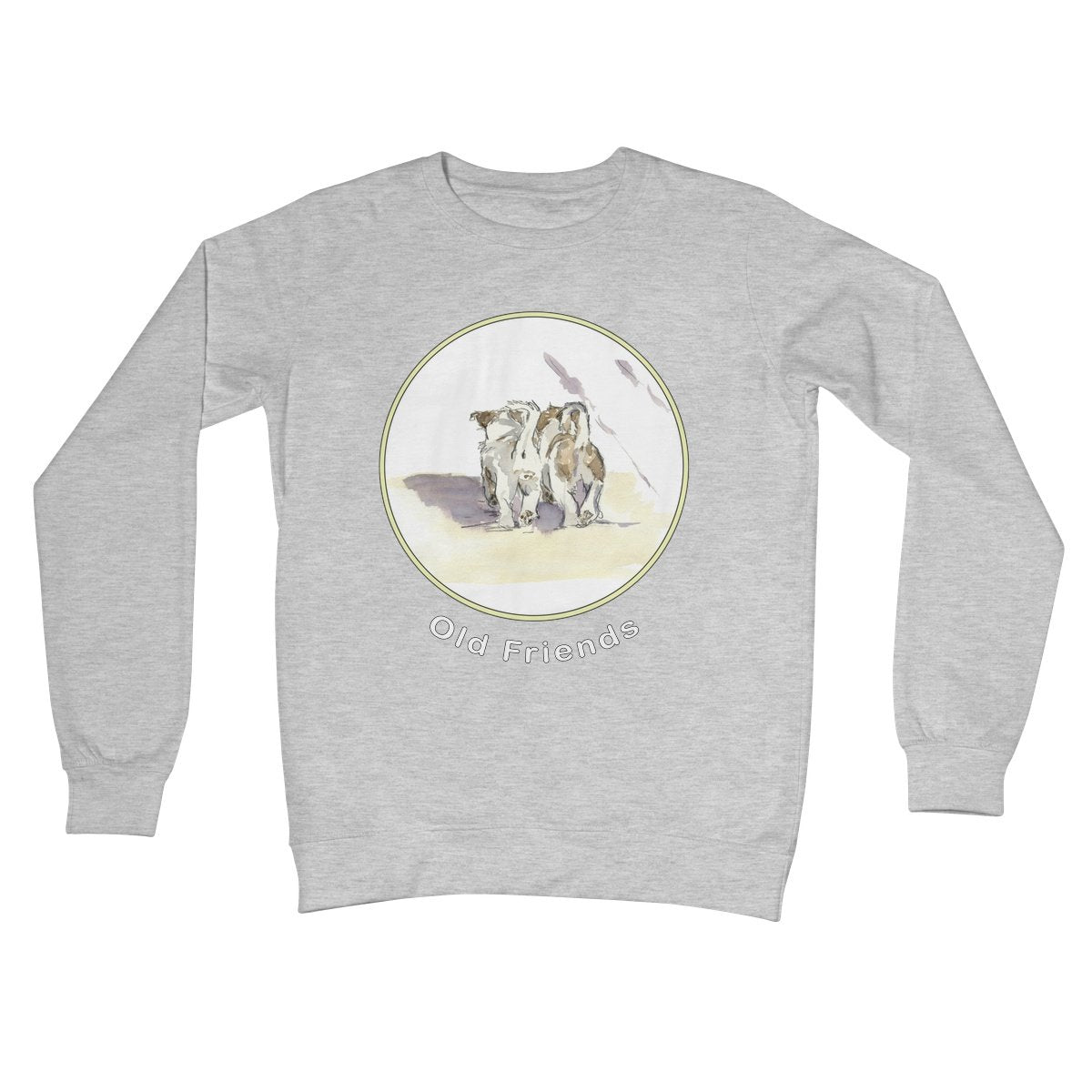 Crew Neck Sweatshirt - 'Old Friends'