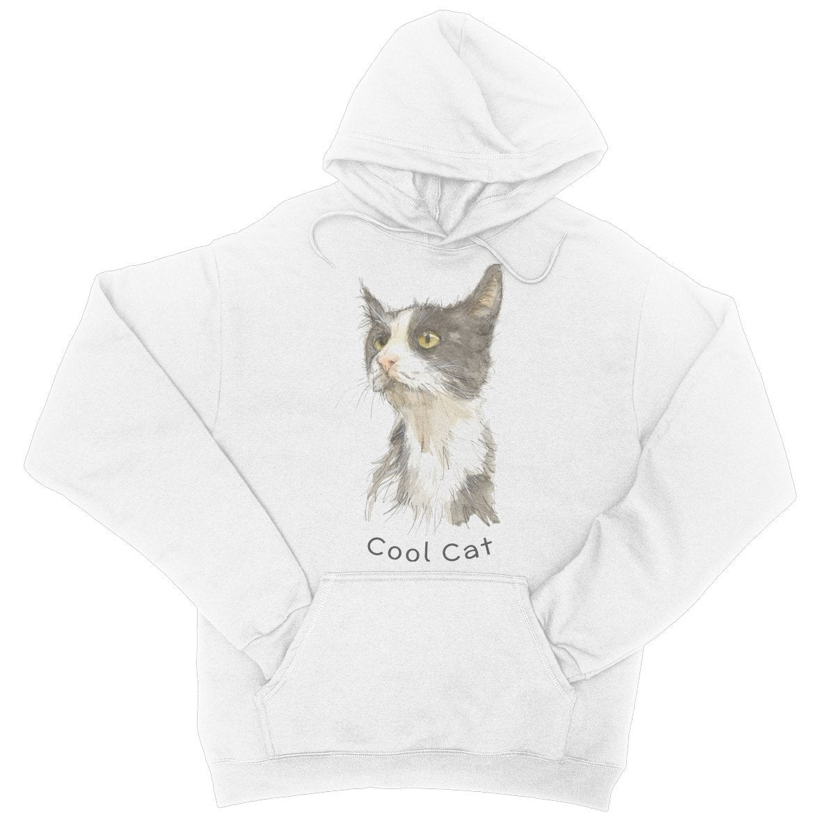 College Hoodie - 'Cool Cat'