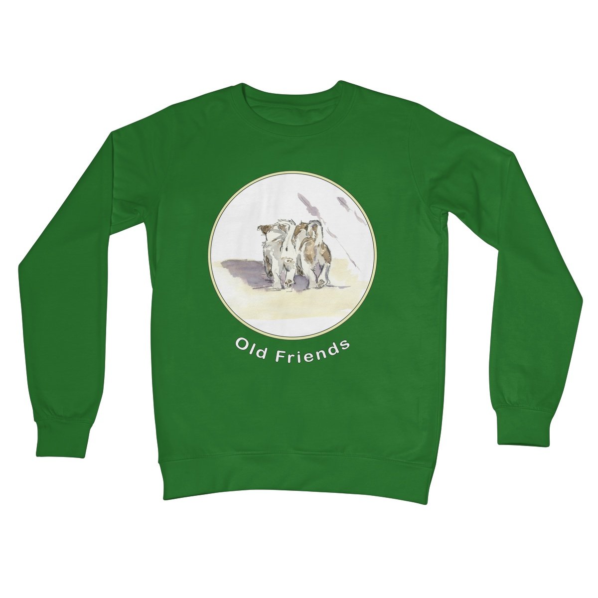 Crew Neck Sweatshirt - 'Old Friends'