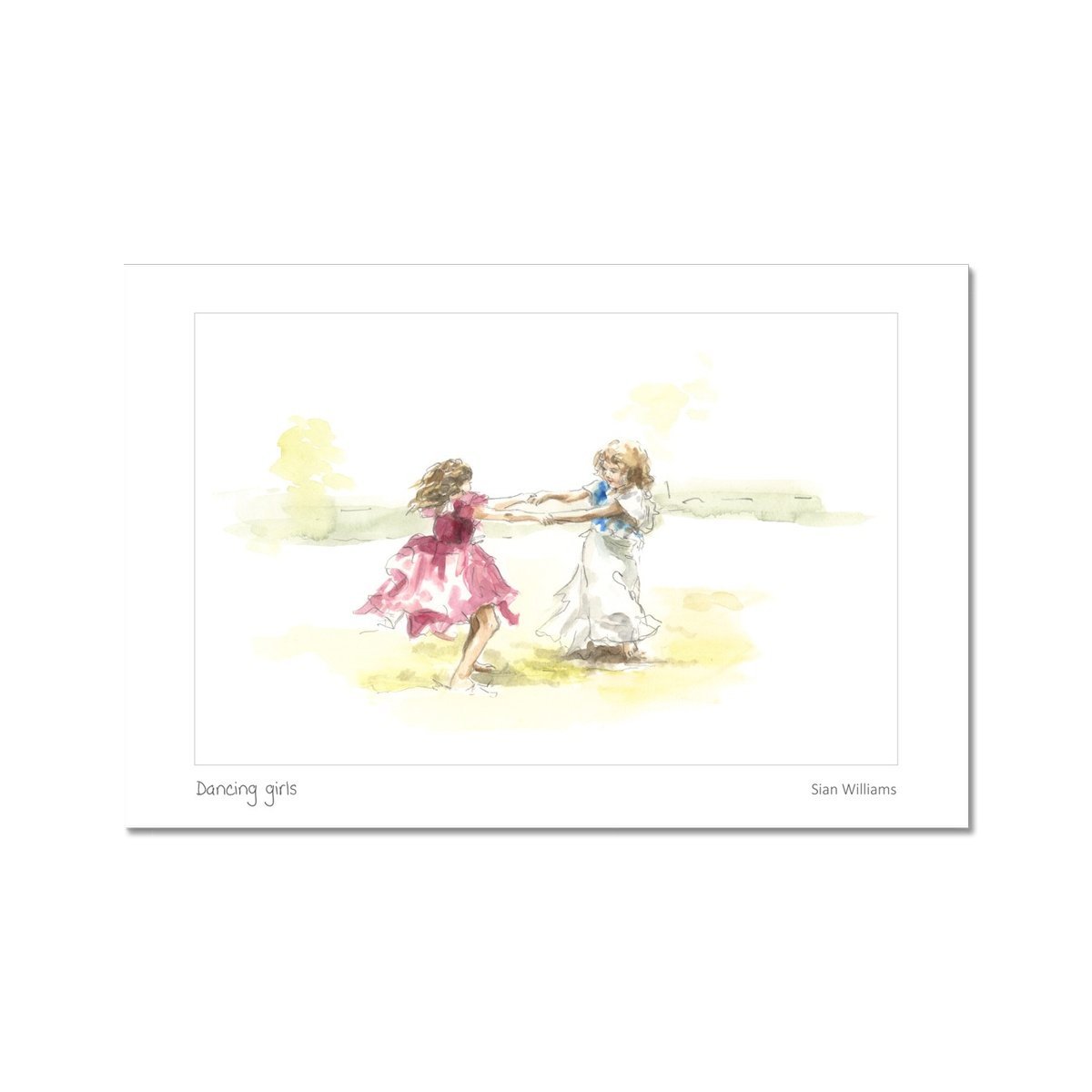 'Dancing girls' Fine Art Print