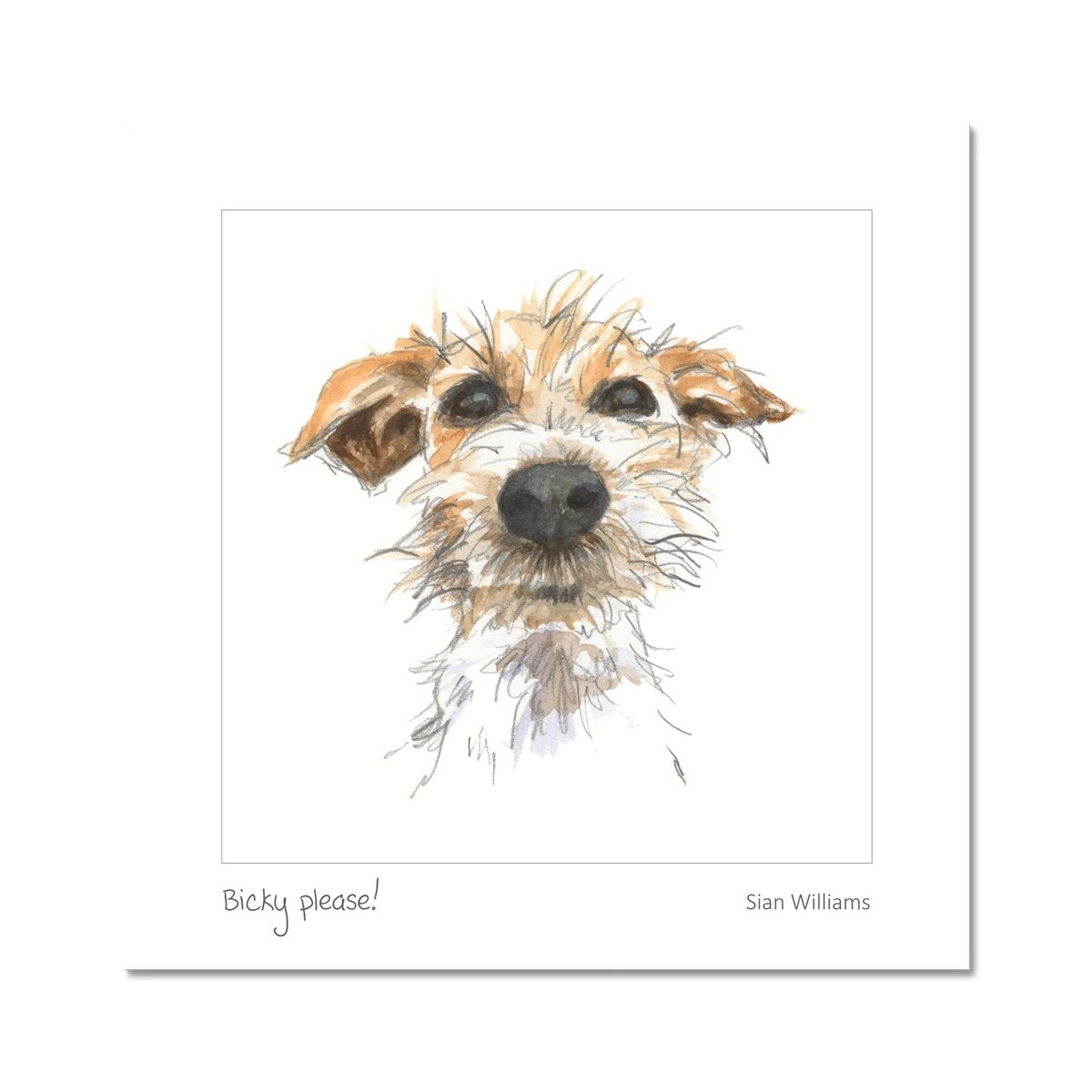 'Bicky please!' Fine Art Print