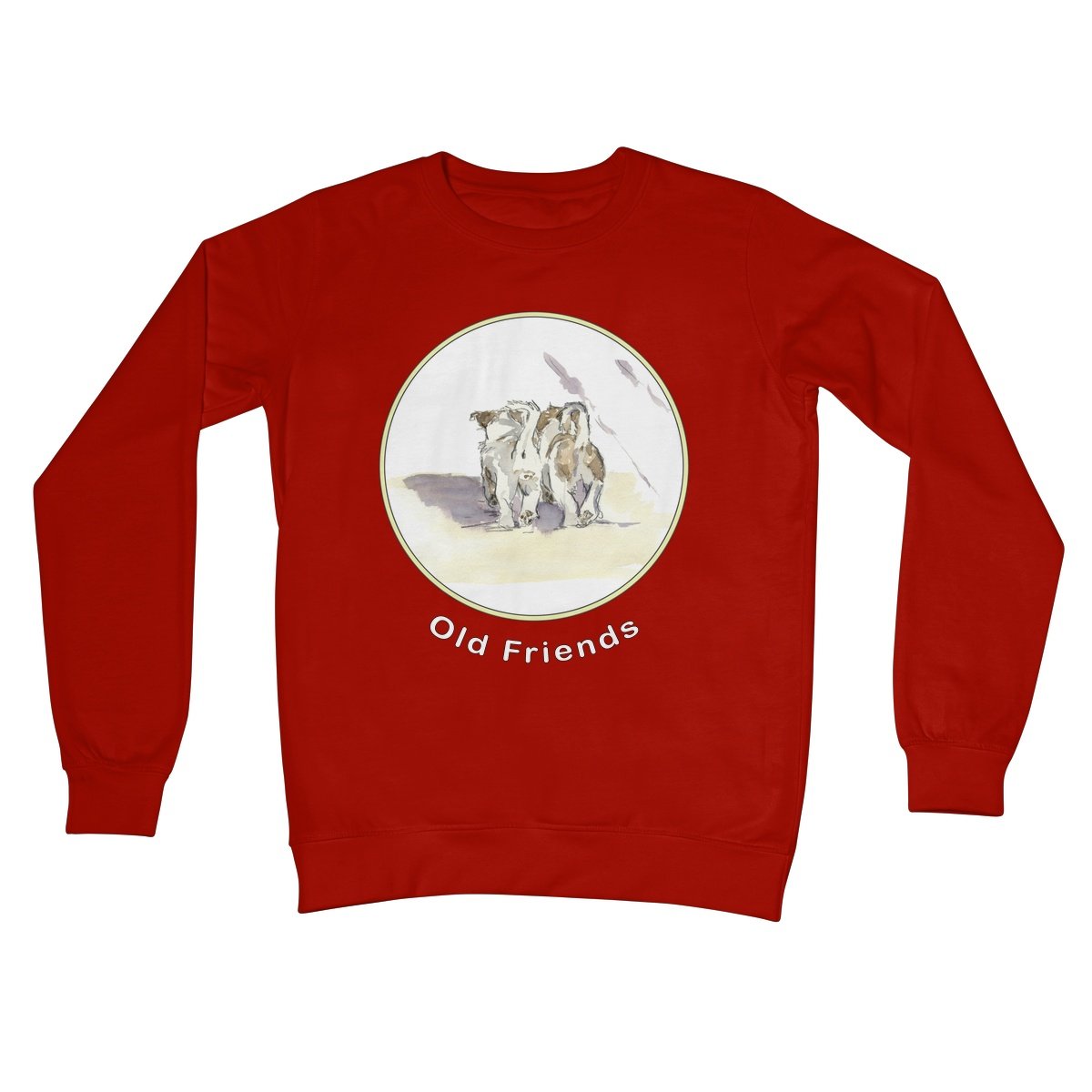 Crew Neck Sweatshirt - 'Old Friends'