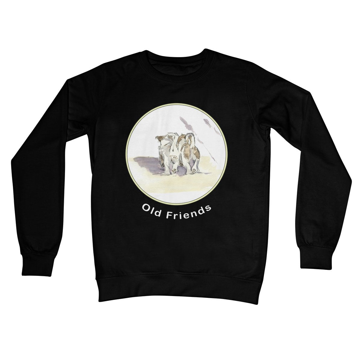 Crew Neck Sweatshirt - 'Old Friends'