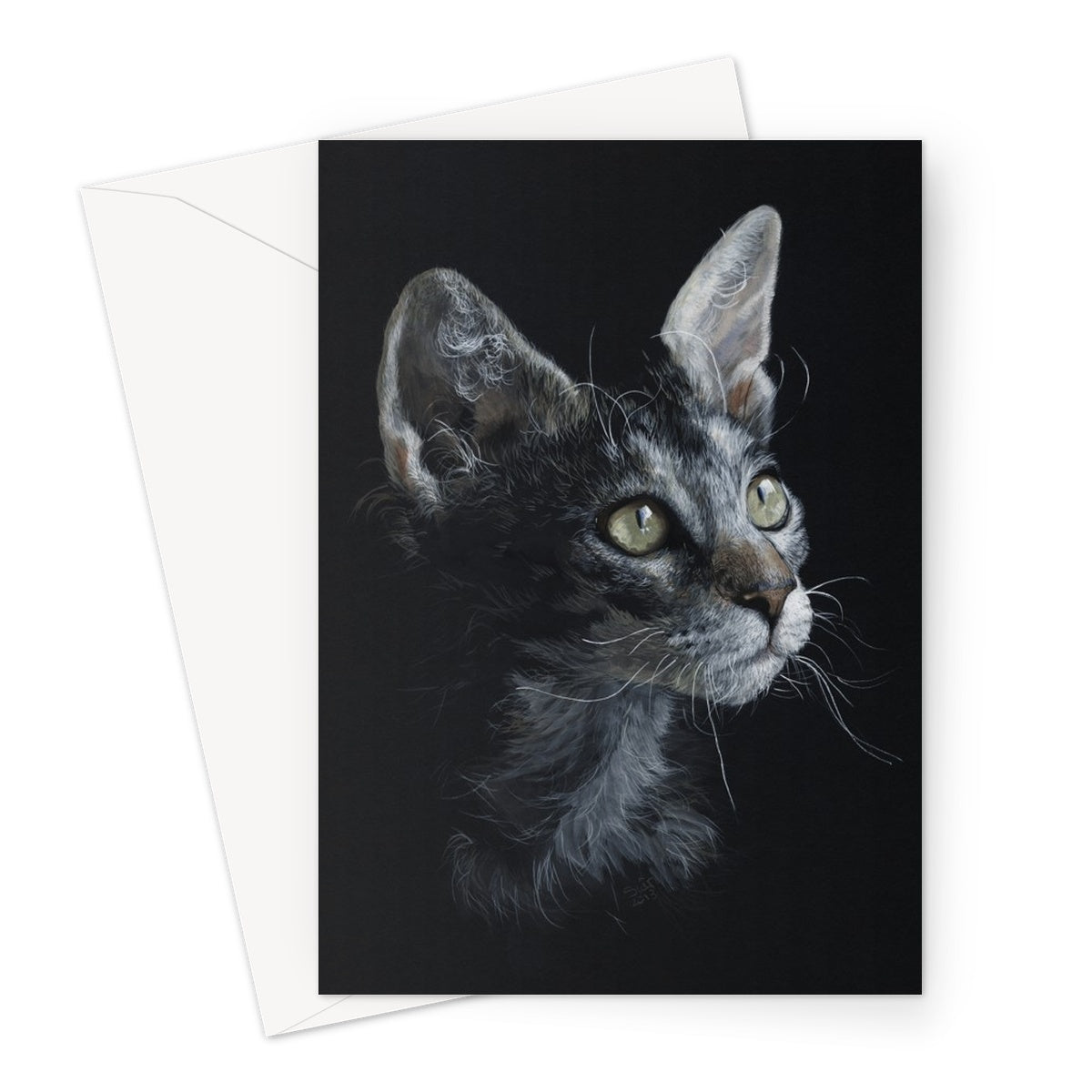 LaPerm Cat Greeting Card