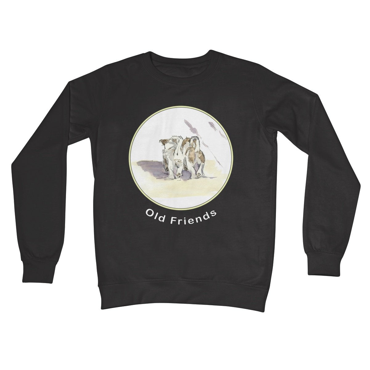 Crew Neck Sweatshirt - 'Old Friends'