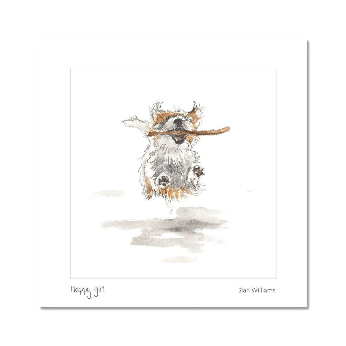 'Happy girl' Fine Art Print