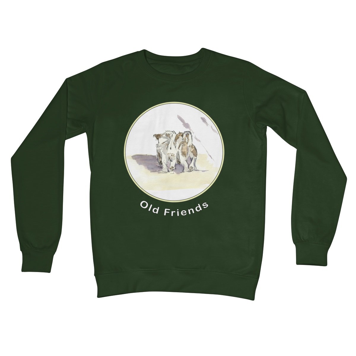 Crew Neck Sweatshirt - 'Old Friends'