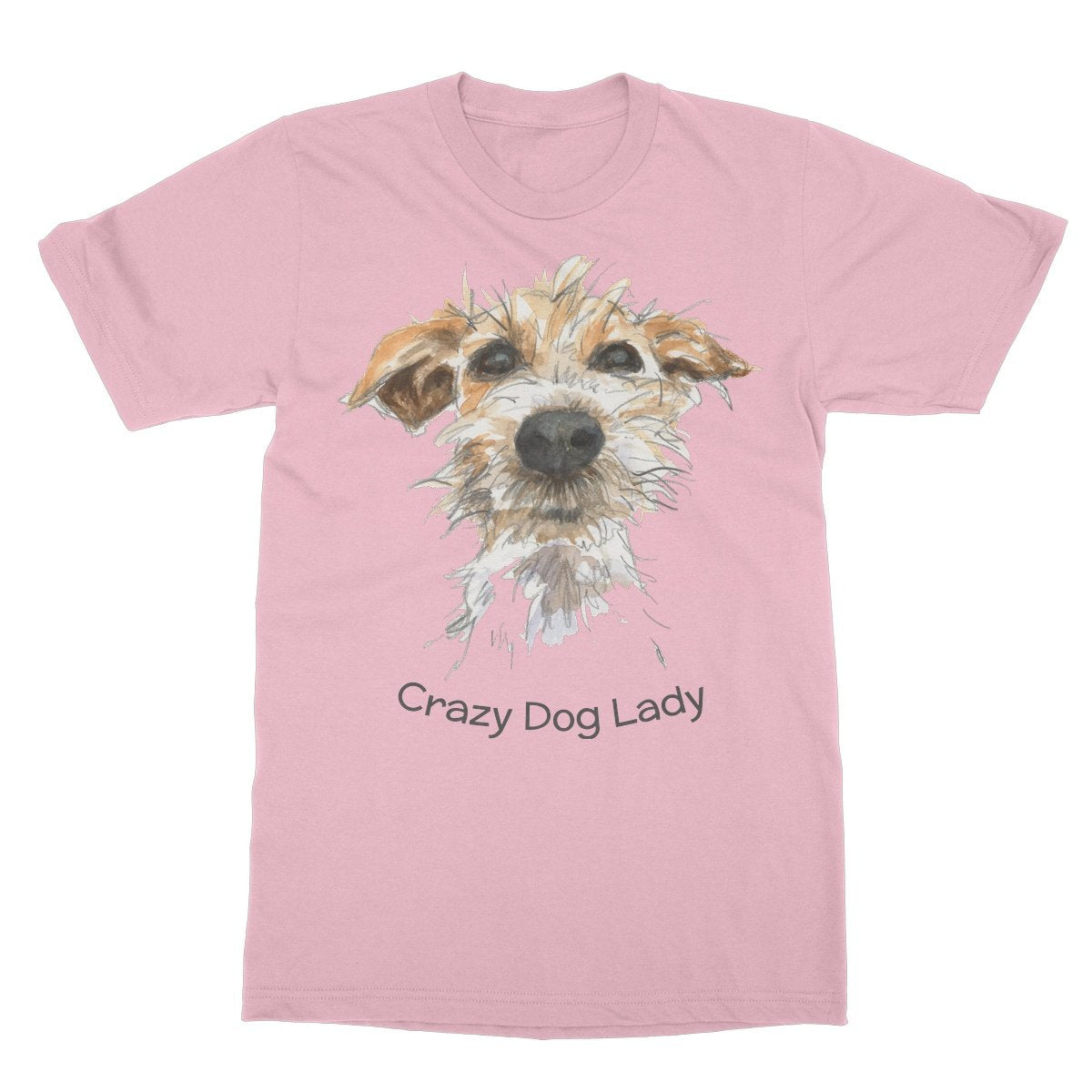 Unisex Softstyle T-Shirt - 'Crazy Dog Lady'