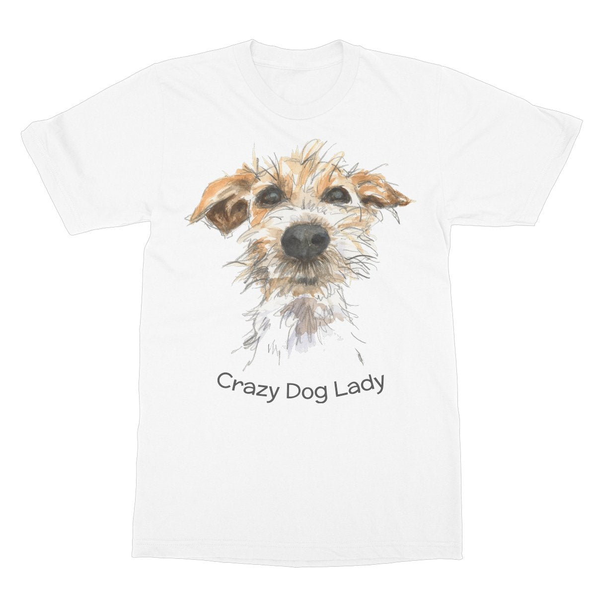 Unisex Softstyle T-Shirt - 'Crazy Dog Lady'