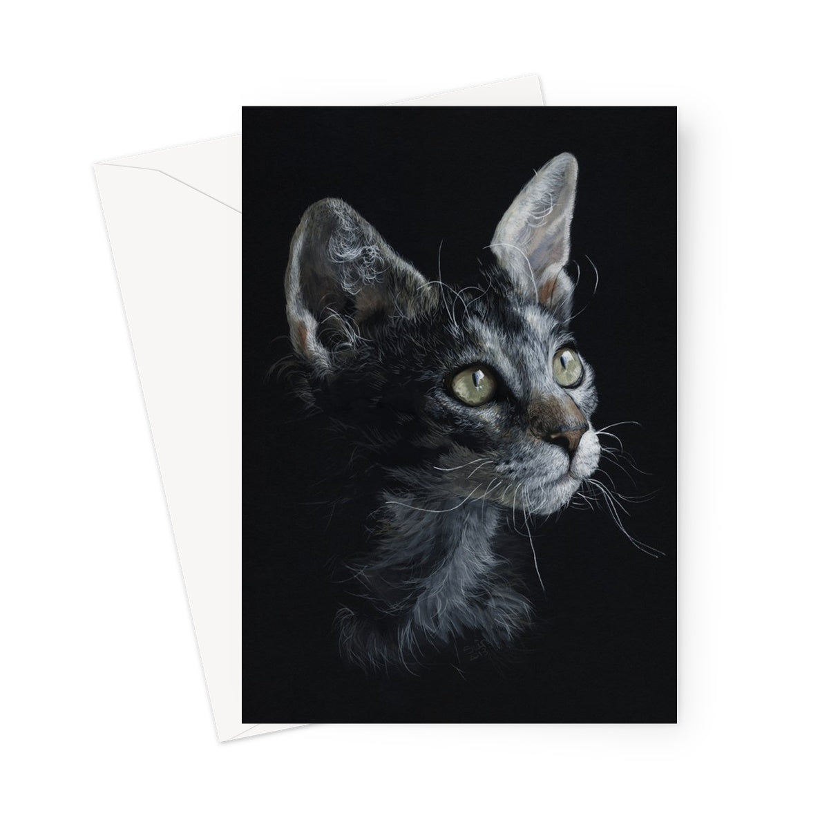 LaPerm Cat Greeting Card