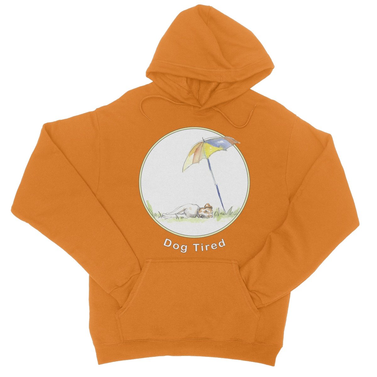 College Hoodie - 'Dog Tired'