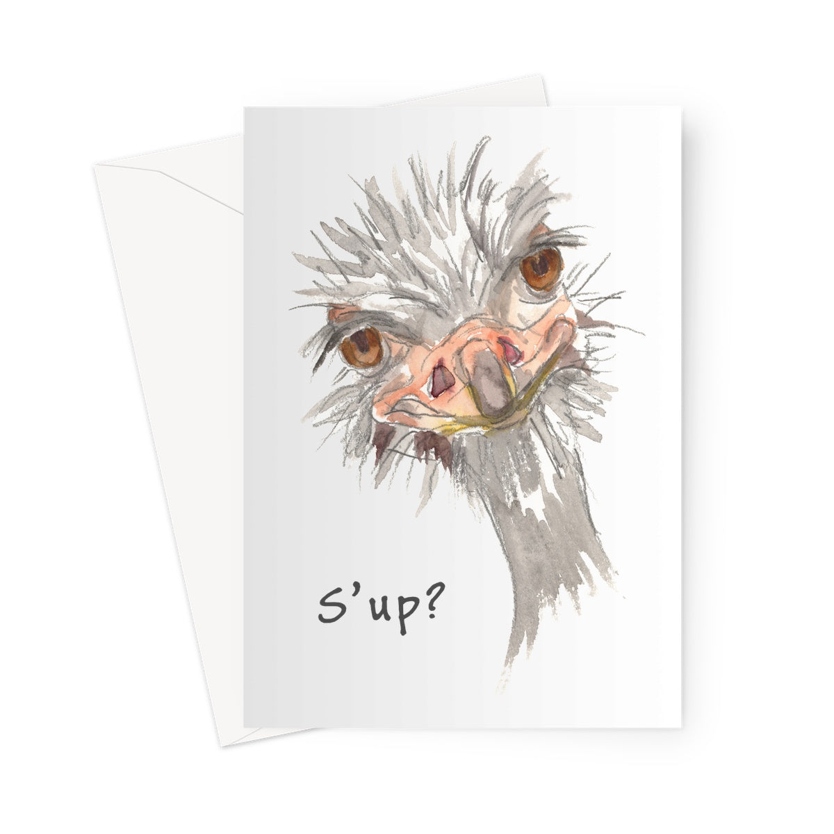 'S'up' Greetings Card