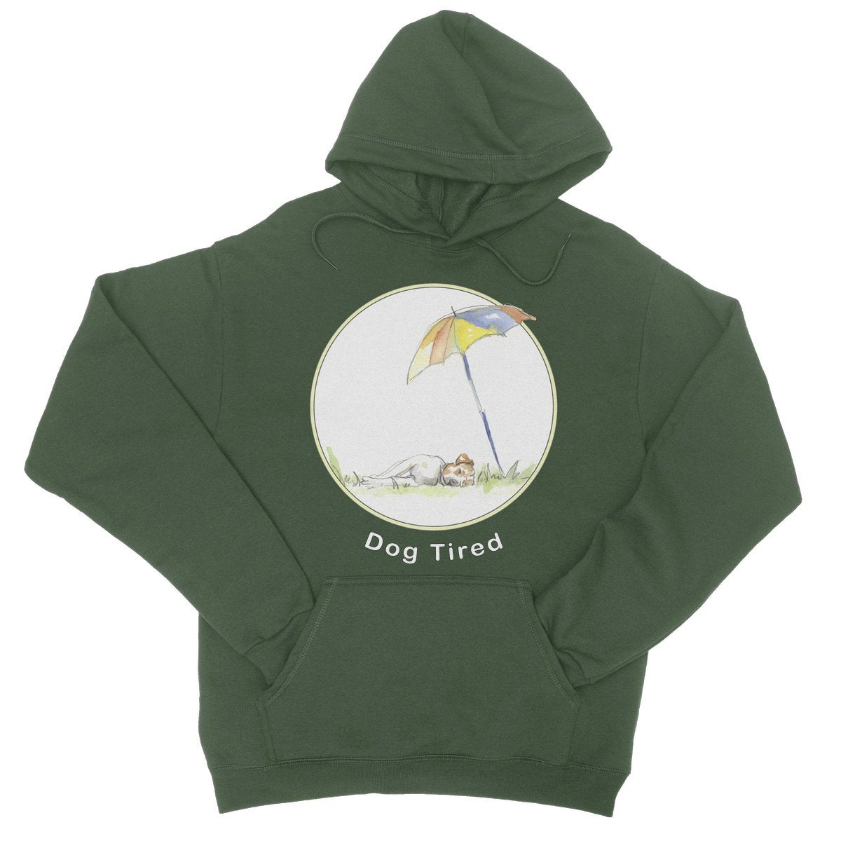 College Hoodie - 'Dog Tired'