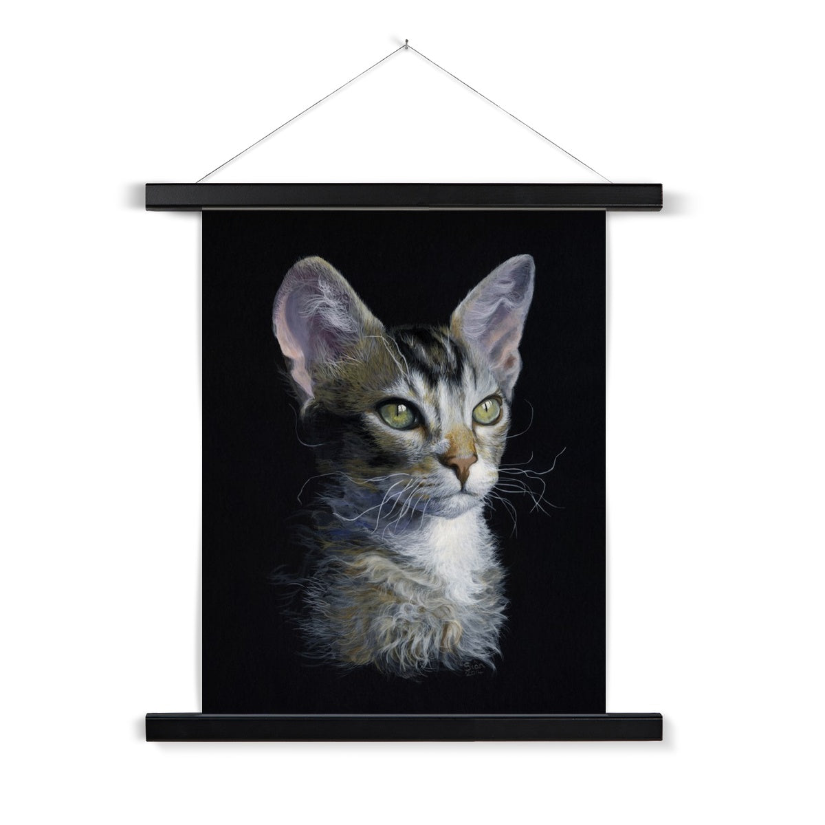 Young LaPerm Fine Art Print with Hanger