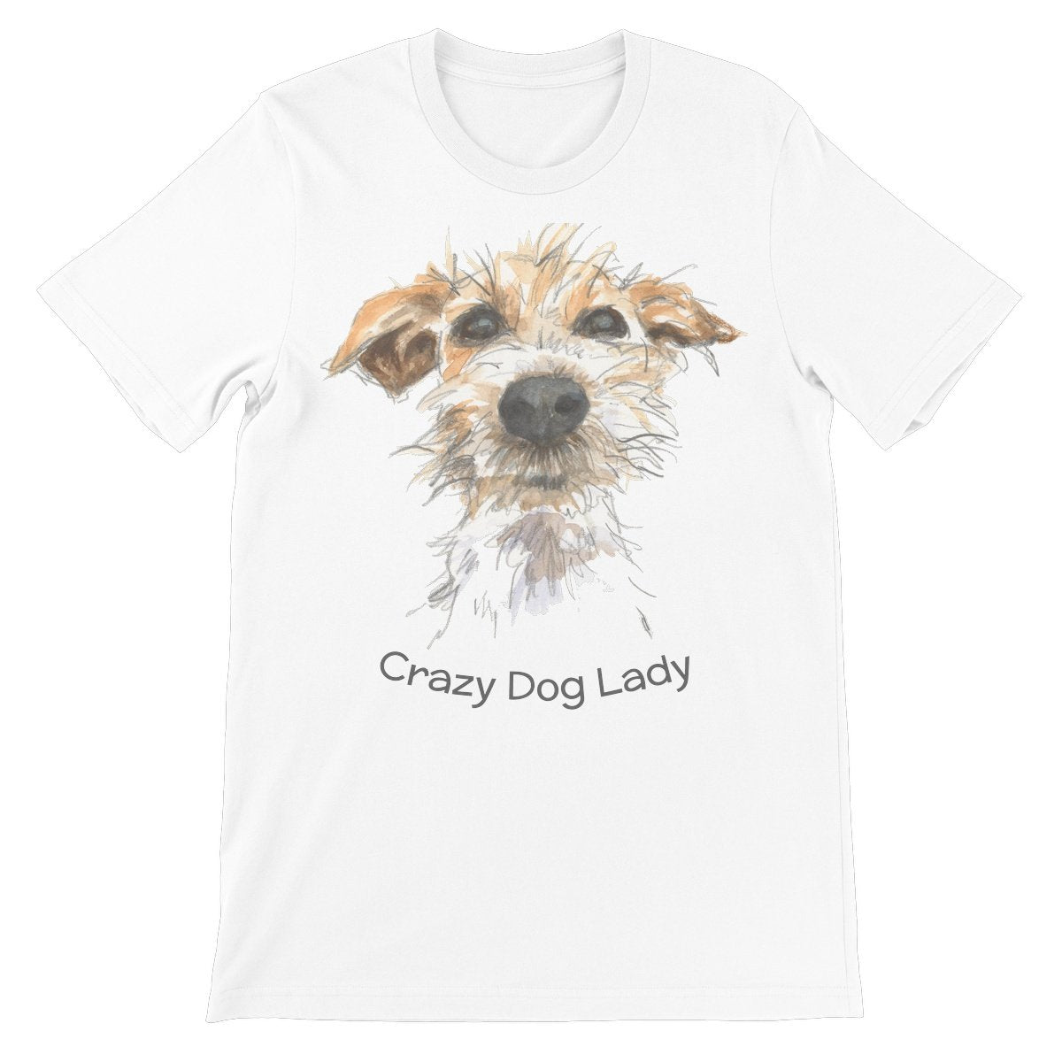 Unisex Premium T-Shirt - 'Crazy Dog Lady'