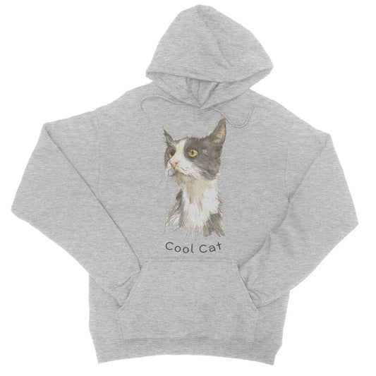 College Hoodie - 'Cool Cat'